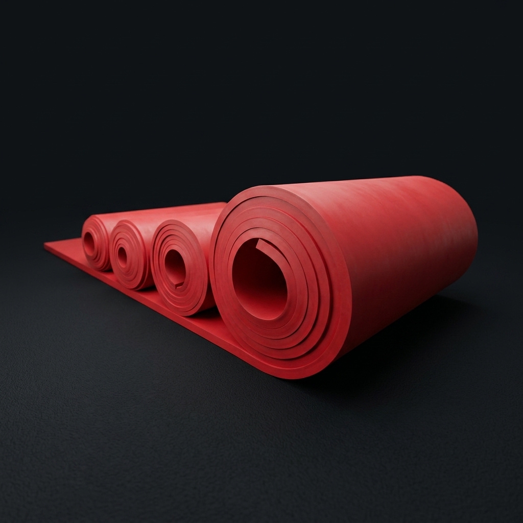 Рулоны резины RIO Latex Rubber — рендер